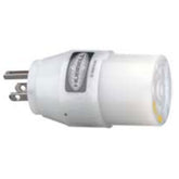 Hubbell HBL31CM28 30A 125V Twist-Lock To Straight Blade Adapter